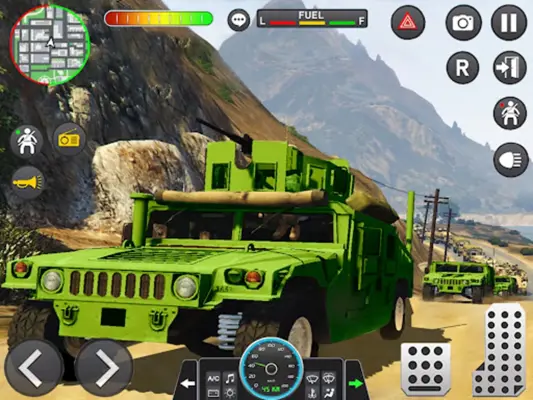 Army Vehicle Cargo Transport android App screenshot 1