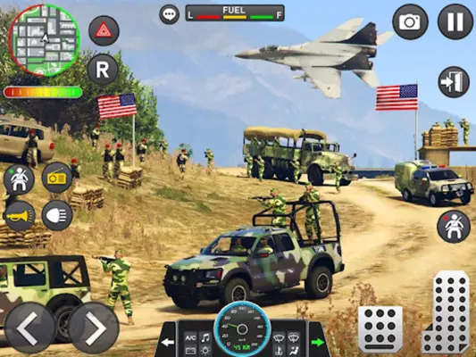 Army Vehicle Cargo Transport android App screenshot 2