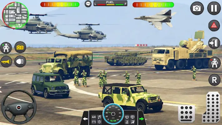 Army Vehicle Cargo Transport android App screenshot 4